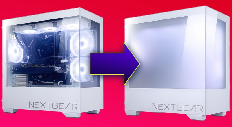 Mouse Computer Launches NEXTGEAR EG PC with Switchable Transparent Case in Japan