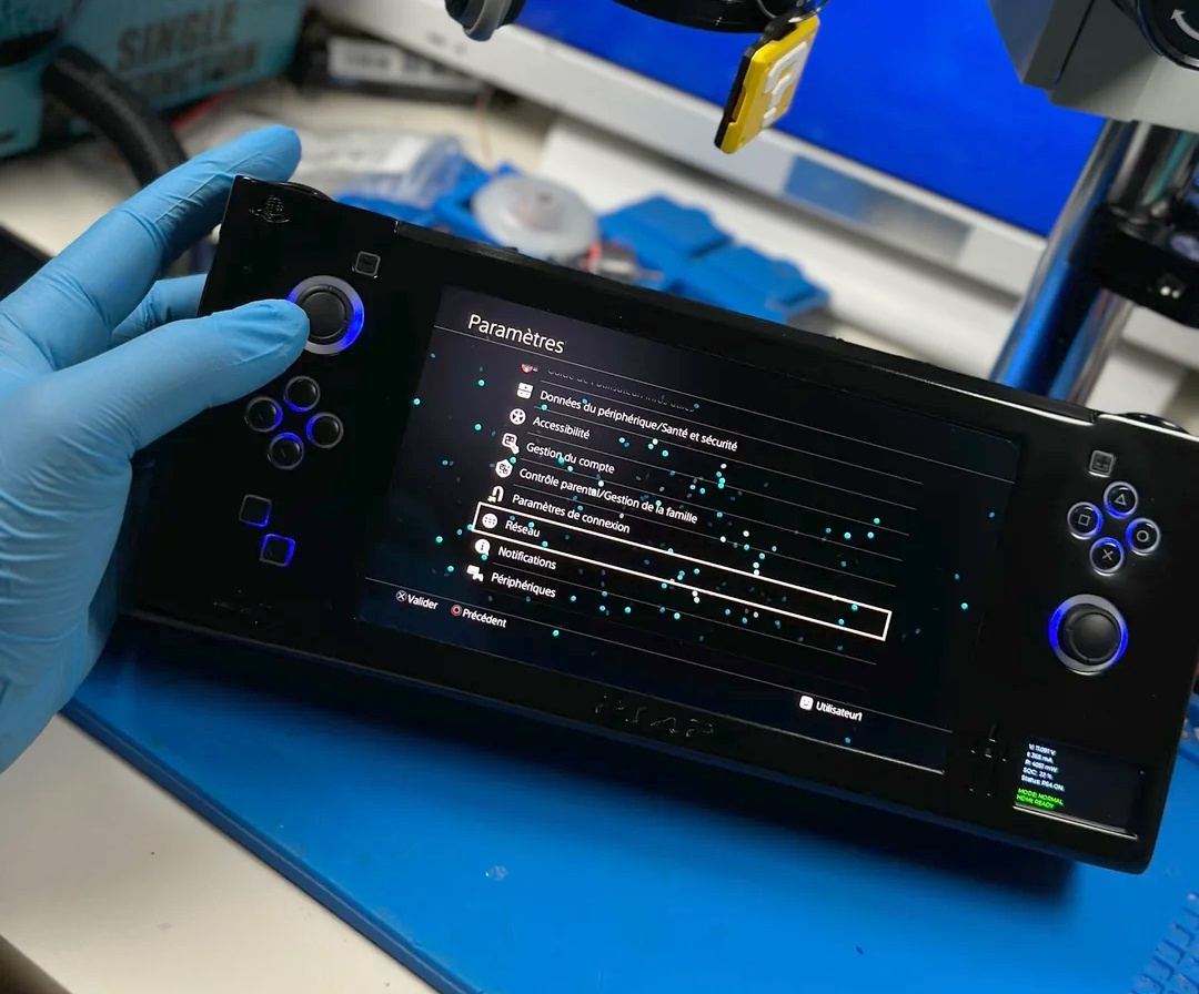Enthusiasts Convert Sony PS4 Slim into Portable Console with 7″ OLED Screen