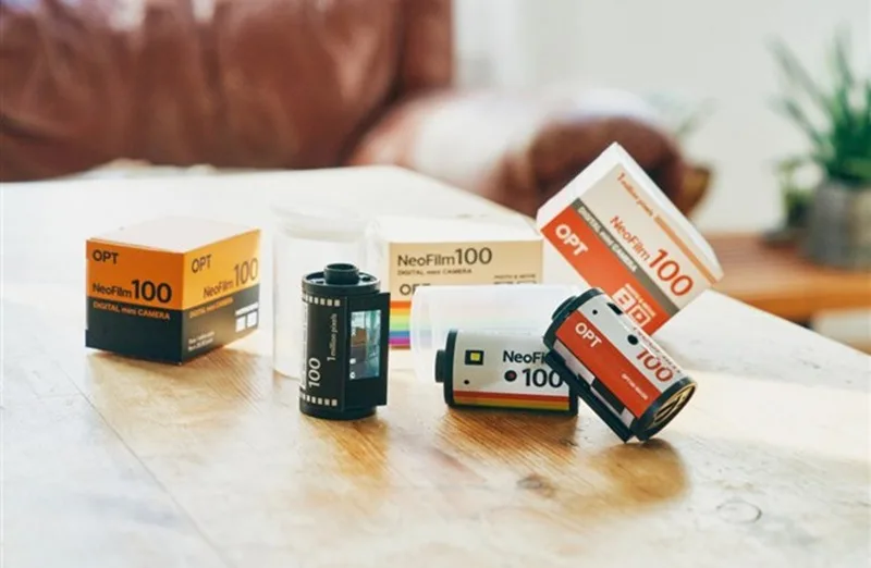 Japan Introduces OPT100 Neo Film: A Digital Camera Shaped Like a 35mm Film Reel
