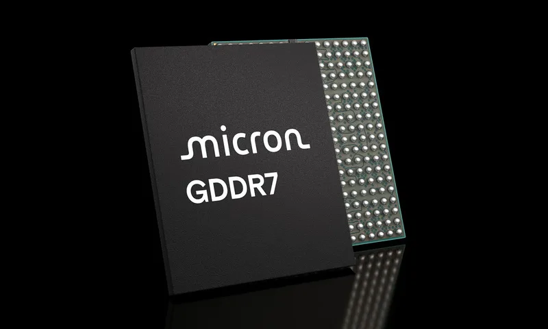 Micron Unveils 3GB GDDR7 Memory Chips with Data Speeds Up to 36 Gbps