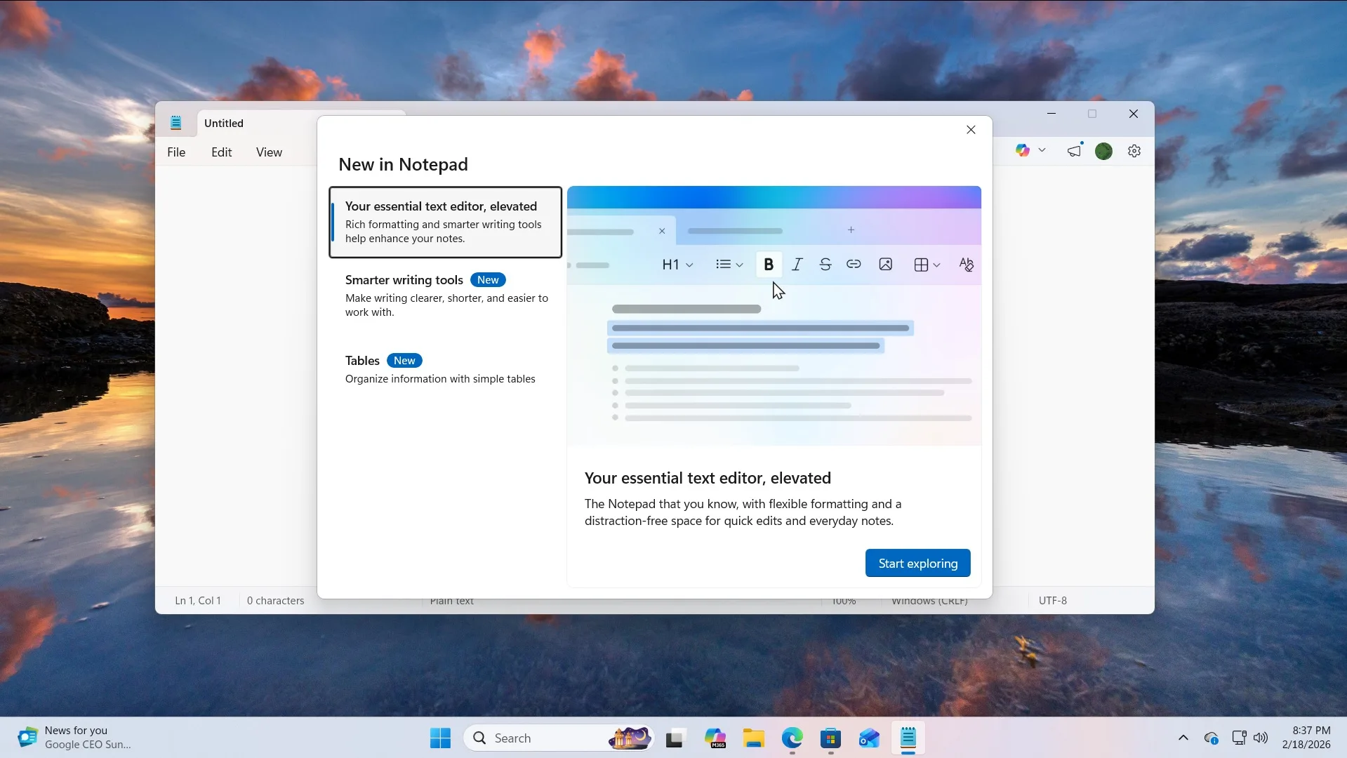 Microsoft Notepad for Windows 11 Gains Image Support, Expanding Its Capabilities