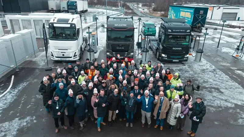 Finnish Kempower Demonstrates 1.2 MW Megawatt Charging System in Sweden’s Cold Weather
