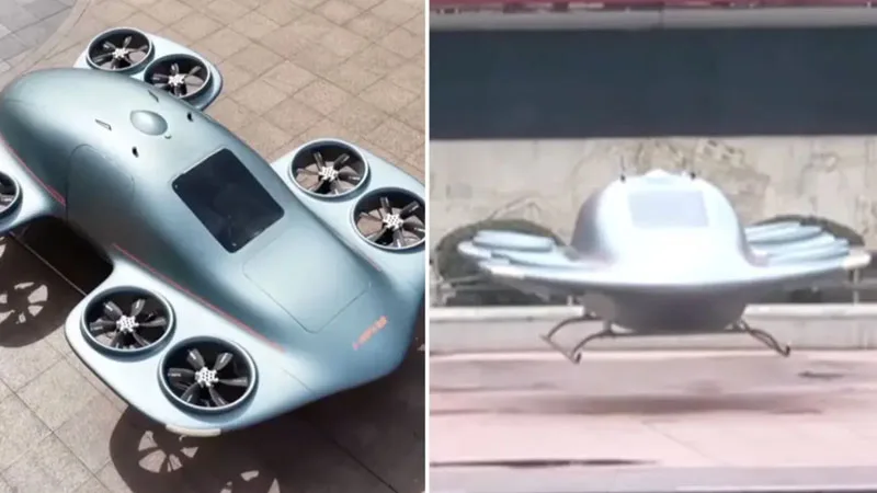 Chinese Innovators Unveil Urban-Friendly Flying Vehicle with Ducted Fans