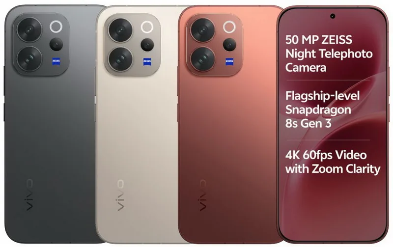 Vivo Launches V70 and V70 Elite Featuring iPhone-Inspired Design and Zeiss Optics