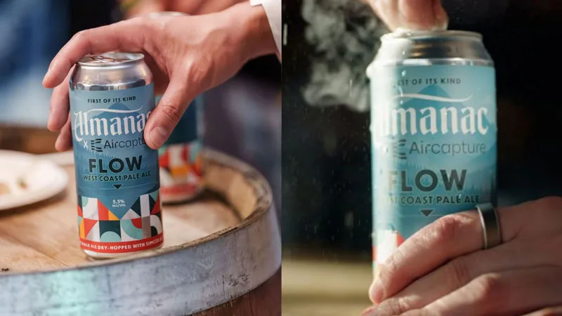 California Brewery Launches First Beer Carbonated with CO₂ Extracted from Air