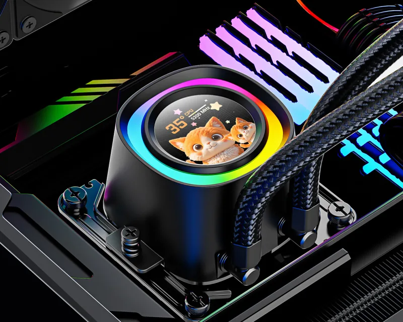ID-Cooling FX360 LCD AIO Cooler Combines High Performance With Playful Design