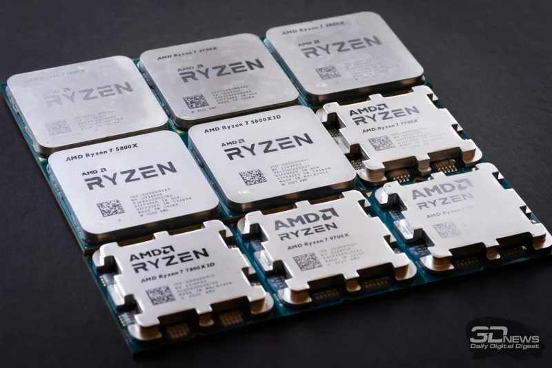 AMD’s Eight-Core Ryzen Processors Show Triple Performance Growth Over Nine Years