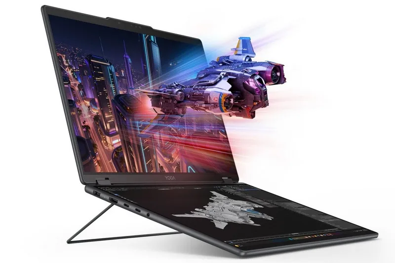Lenovo Unveils Yoga Book Pro 3D Concept with Dual Screens and Glasses-Free 3D Display