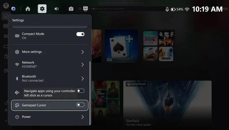 Microsoft Introduces Gamepad Cursor for Windows Portable Consoles