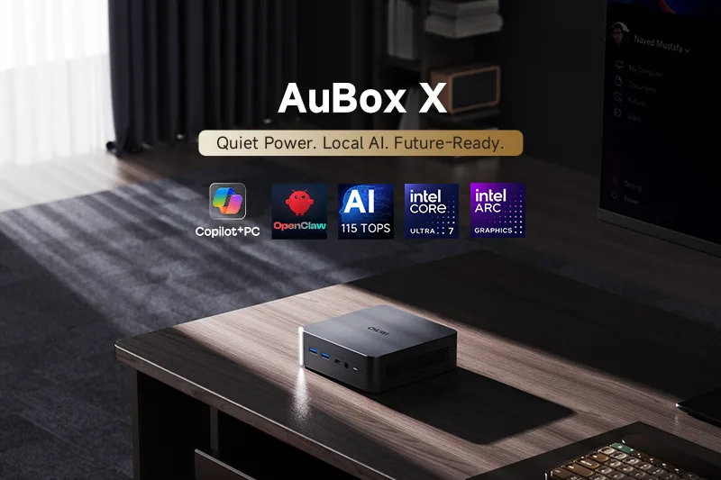 Chuwi Launches Compact AuBox X Mini PC Featuring Intel Core Ultra Processor