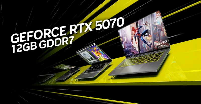 Nvidia Launches Mobile GeForce RTX 5070 with 12GB Memory for Laptops