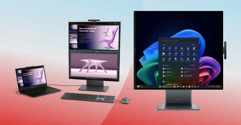 Lenovo Unveils ThinkCentre X AIO Aura Edition with Unique Nearly Square Display