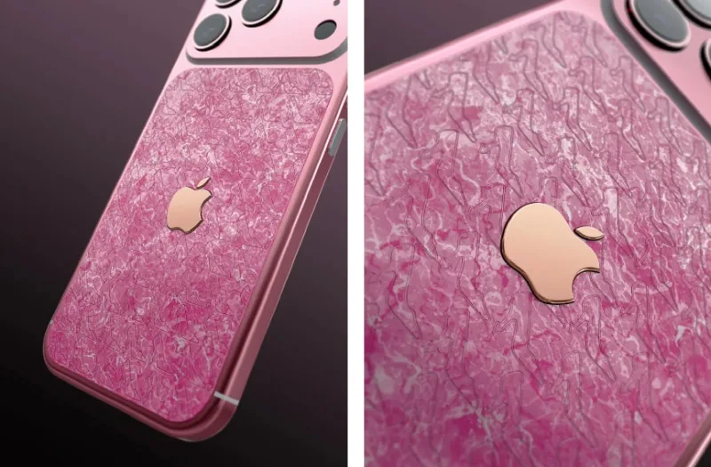 Caviar Unveils Luxurious Pink iPhone 17 Pro and Pro Max Models Featuring Gold and Diamonds