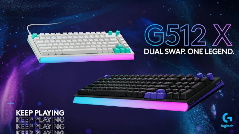 Logitech Unveils G512 X Gaming Keyboard Featuring Hot-Swappable Mechanical and Analog Switches
