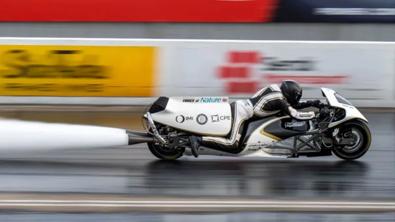 British Engineer Builds Steam-Powered Motorcycle That Becomes World’s Second Fastest