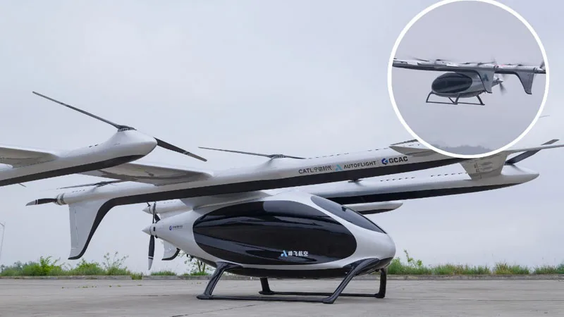 Chinese Cargo Drones Deliver Fresh Spring Tea from Mountain Plantations to Shanghai