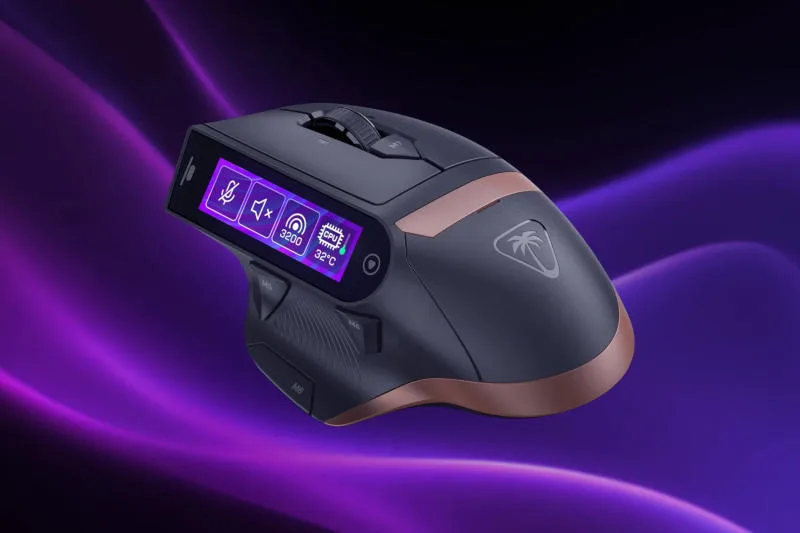 Turtle Beach Unveils Command Series MC7 Mouse Featuring 2.25-Inch Touchscreen