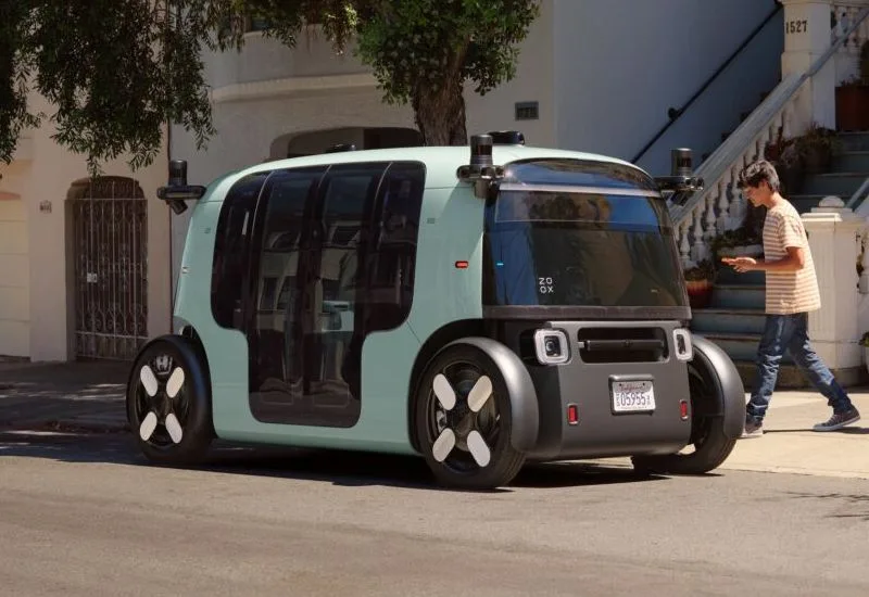 Zoox Reinvents Autonomous Taxis with a Symmetrical Parallelepiped Design