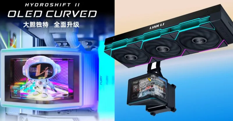 Lian Li Launches HydroShift II OLED Curved 360 AIO with 6.67-Inch Curved Display