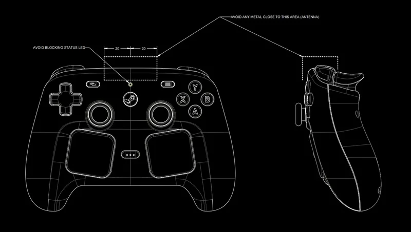Valve Releases Detailed CAD Files to Enable Customization of Steam Controller and Steam Controller Puck