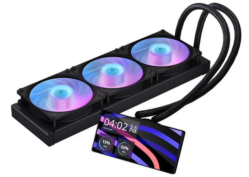 Cooler Master Launches B360 TV ARGB Liquid Cooler with 6-Inch Rotating Display