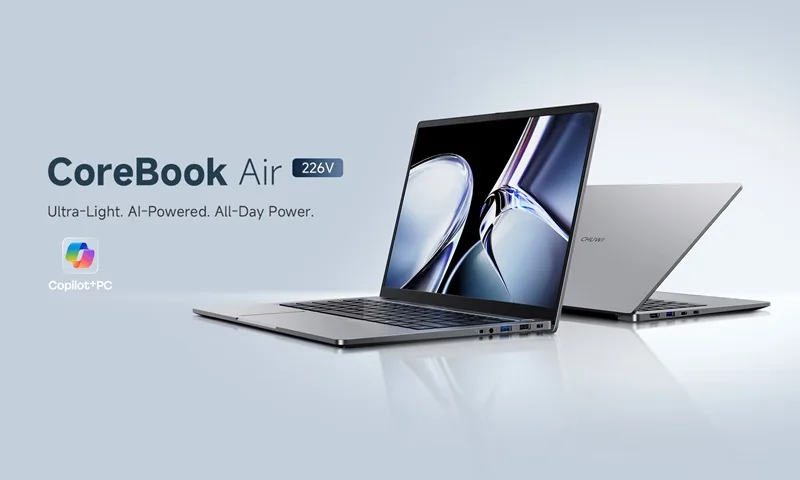 Chuwi Launches CoreBook Air Copilot+ PC with Intel Core Ultra and Local AI Capabilities