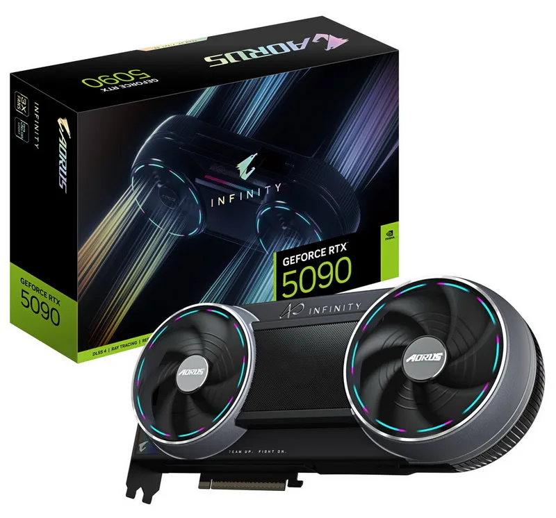 Gigabyte Launches Aorus GeForce RTX 5090 Infinity with Innovative Cooling Design