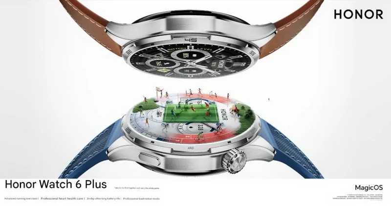 Honor Launches Watch 6 Plus with Advanced Health Monitoring and Extended Battery Life