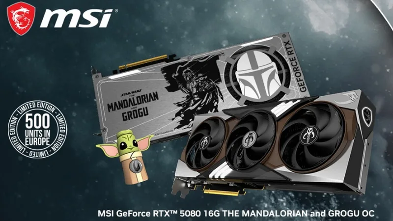 MSI Unveils Limited Edition GeForce RTX 5080 Inspired by The Mandalorian and Grogu