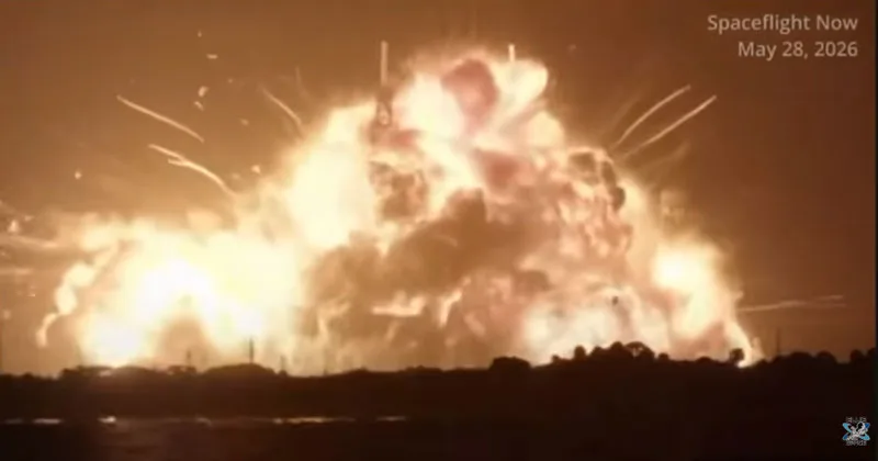 Blue Origin’s New Glenn Heavy Rocket Test Ends in Massive Explosion