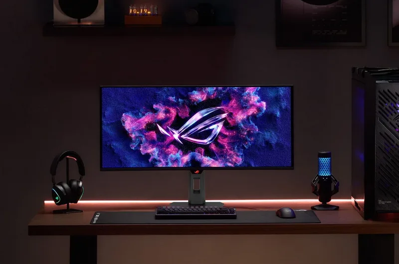 Asus Unveils New Portable and Curved OLED Gaming Monitors in ROG Strix Lineup