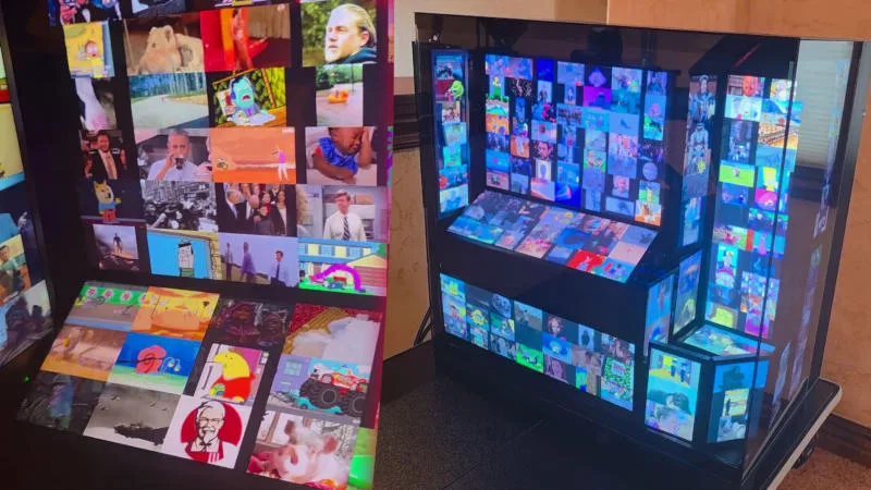 Enthusiast Builds Chaotic Gaming PC Covered in 15,000 GIF Displays