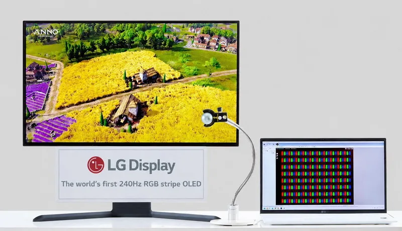 LG Begins Mass Production of 27-Inch 4K OLED Displays with RGB Stripe and 240Hz Refresh Rate