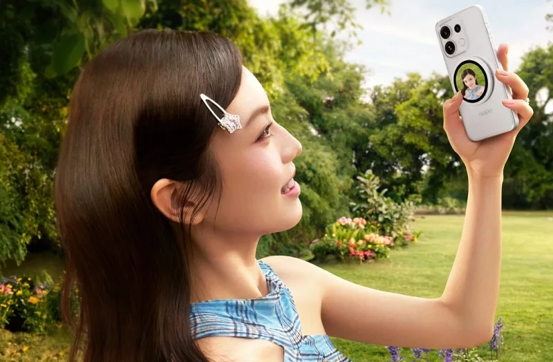 Oppo Launches Magnetic External Display to Enhance Selfies and Group Photos