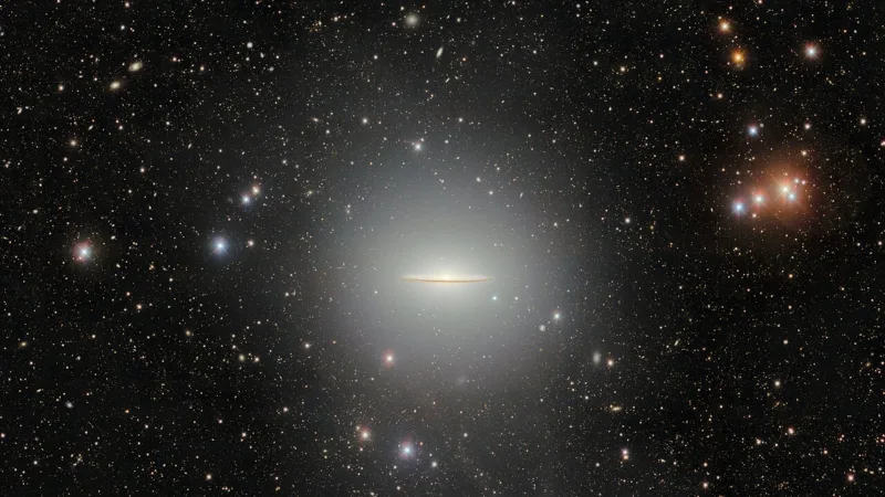 Astronomers Discover Vast Hidden Halo Surrounding Sombrero Galaxy