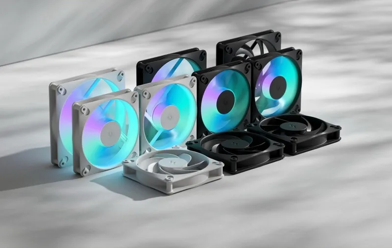 Fractal Design Launches Dynamic 3 Series Case Fans with and without RGB Lighting