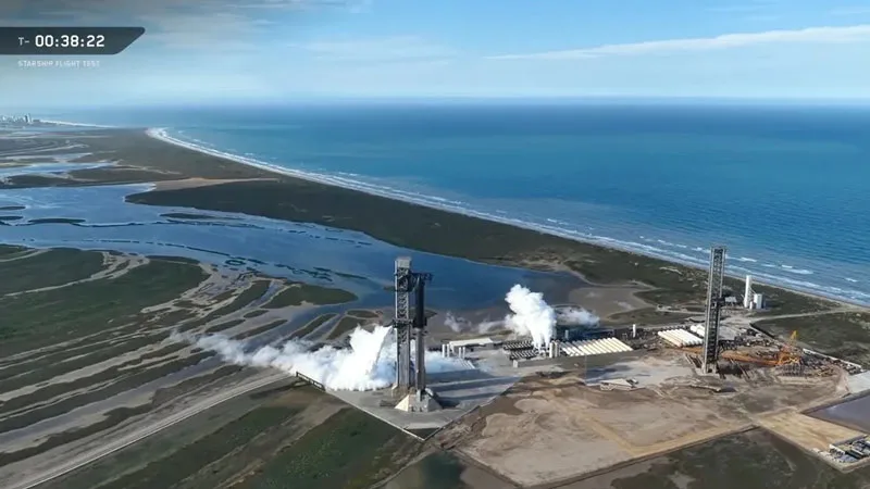 SpaceX’s Starship V3 Launch Halted at Final Countdown Due to Ground Equipment Issue