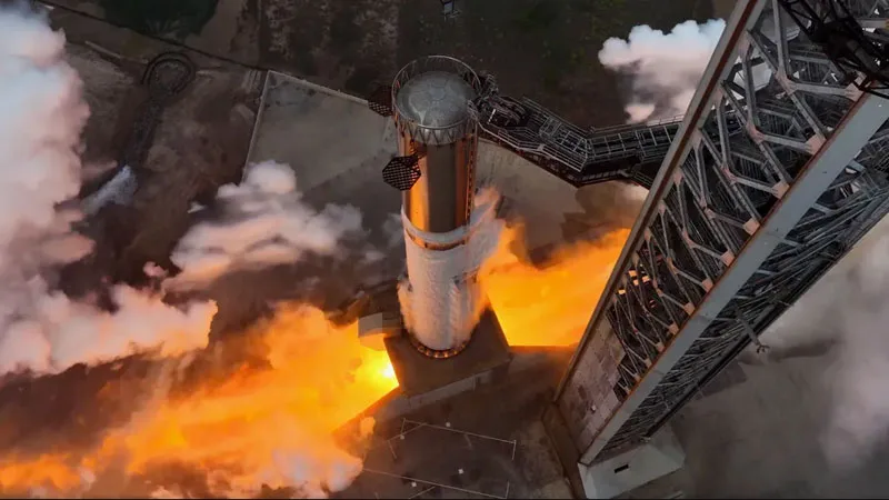 SpaceX Completes Full Engine Test of Super Heavy Booster Version 3 Ahead of Starship Launch