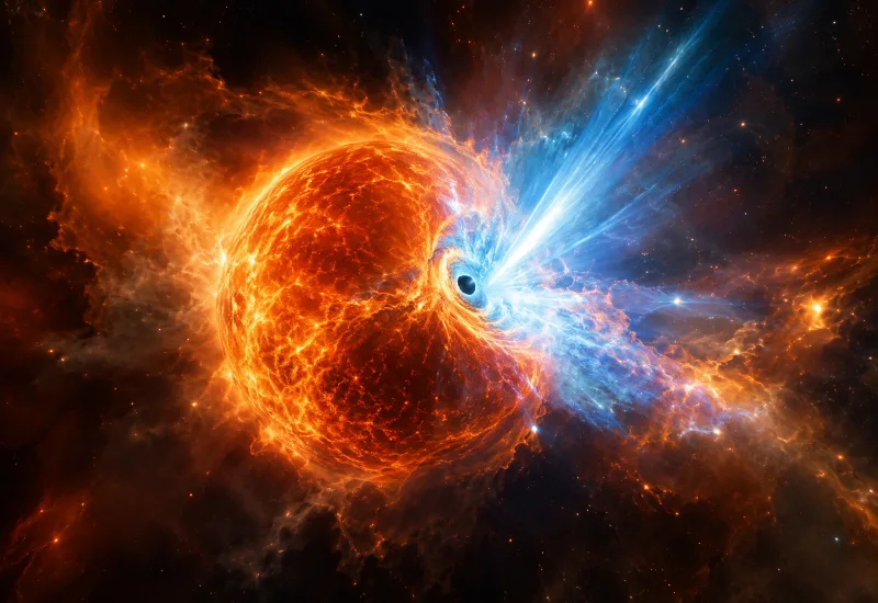 Harvard Researchers Identify Possible Origins of Mysterious Blue Flashes in Space