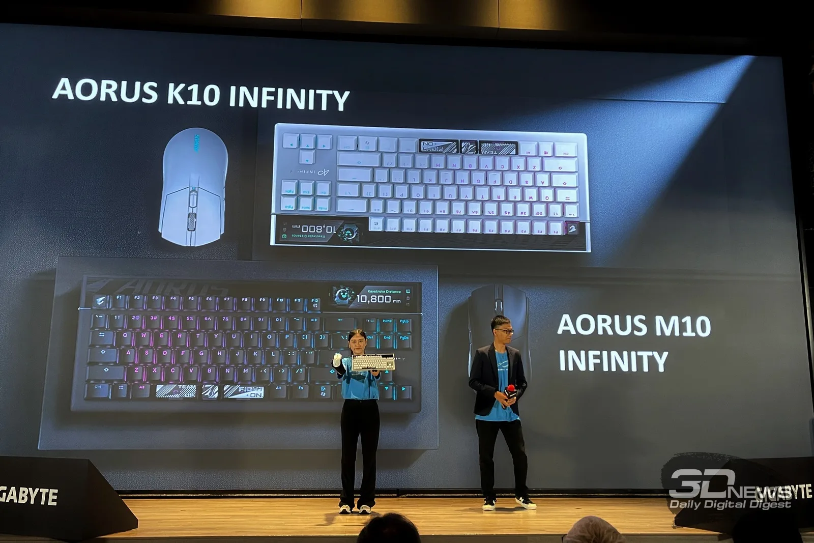 Gigabyte Unveils Aorus K10 Infinity Keyboard with OLED Display and High-Speed M10 Infinity Mouse