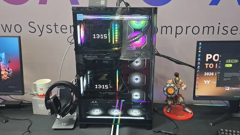 Thermaltake Unveils CAPO X, a Massive Dual-Gaming PC Case Priced Under $200